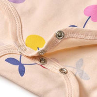 Body Kurzarm Pro Climate mit Kirsch-Muster, beige, Gr. 86/92, 1 St
