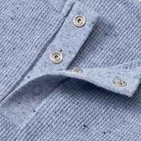 Body Langarm mit Waffel-Struktur, blau, Gr. 86/92, 1 St