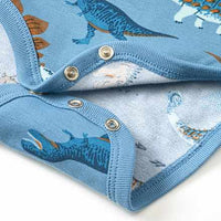 Body Langarm Pro Climate mit Dino-Muster, blau, Gr. 98/104, 1 St