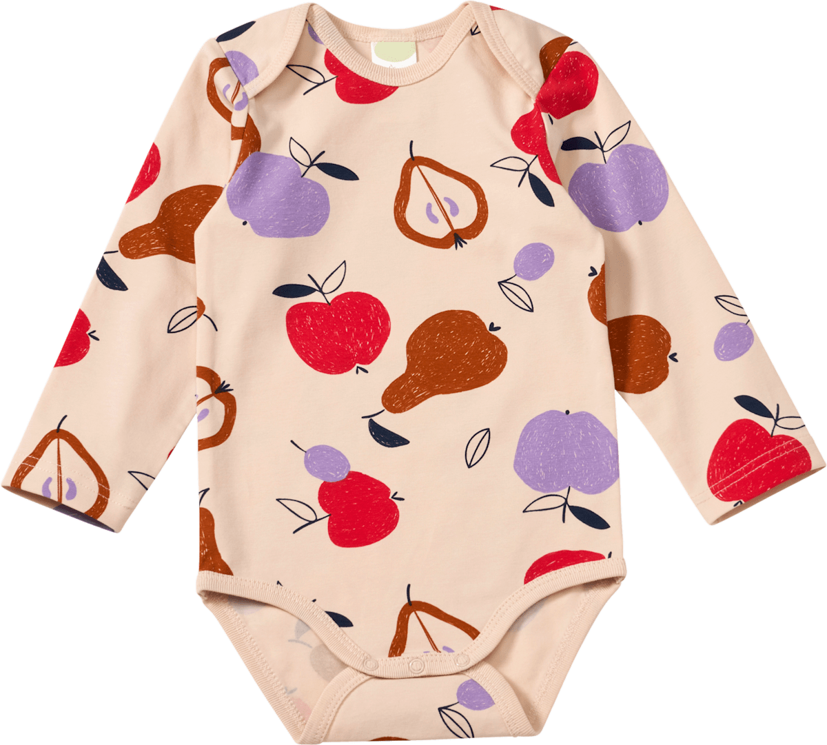 ALANA Body Langarm Pro Climate mit Obst-Muster, beige, Gr. 98/104, 1 St
