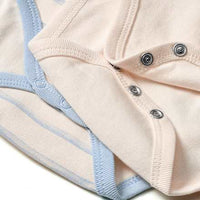 Bodys mit Wal-Motiv & Streifen-Muster, weiß + blau, Gr. 86/92, 2 St