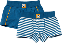 Boxershorts mit Streifen-Muster, Gr. 98/104, 2 St