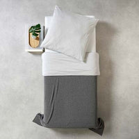 Deken, ca. 150 x 200 cm, grijs, 1 stuk