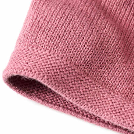 Erstlingsmütze aus Strick, rosa, Gr. 40/41, 1 St