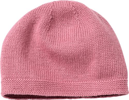 Erstlingsmütze aus Strick, rosa, Gr. 40/41, 1 St