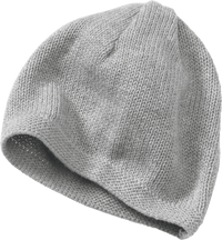 Erstlingsmütze, grau, Gr. 40/41, 1 St
