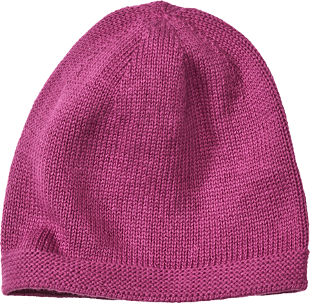 Erstlingsmütze, lila, Gr. 40/41