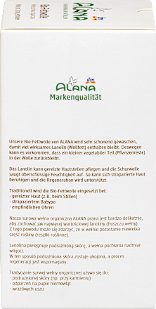 Fettwolle am Strang aus Bio-Schurwolle, 50 g