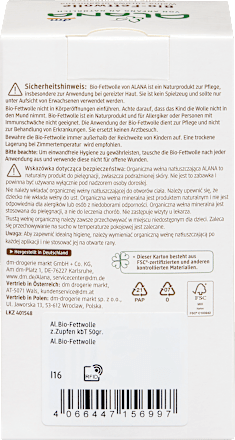 Fettwolle zum Zupfen aus Bio-Schurwolle, 50 g