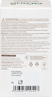 Fettwolle zum Zupfen aus Bio-Schurwolle, 50 g