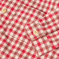Flanellhemd mit Karo-Muster, rot, Gr. 98, 1 St
