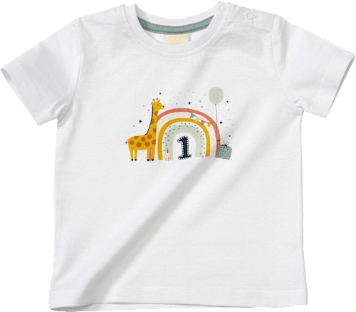 Geburtstags T-Shirt 1 Jahr, weiß, Gr. 86, 1 St