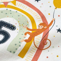 Geburtstags T-Shirt 5 Jahre, weiß, Gr. 116, 1 St