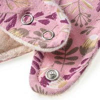 ALANA Halstuch mit Fleece-Futter & Blätter-Muster, rosa, 1 St