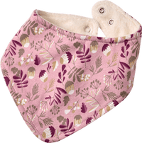 ALANA Halstuch mit Fleece-Futter & Blätter-Muster, rosa, 1 St