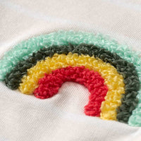 Halstuch mit Regenbogen-Applikation, beige + grün, 1 St ALANA