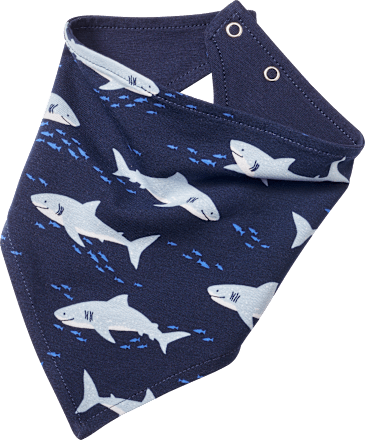 Halstuch Pro Climate mit Hai-Muster, blau, 1 St