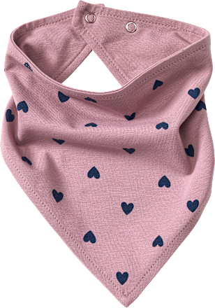 Halstuch Pro Climate mit Herz-Muster, lila, 1 St ALANA