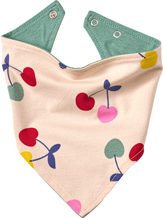 Halstuch Pro Climate mit Kirschen-Muster, beige, 1 St