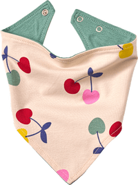 Halstuch Pro Climate mit Kirschen-Muster, beige, 1 St