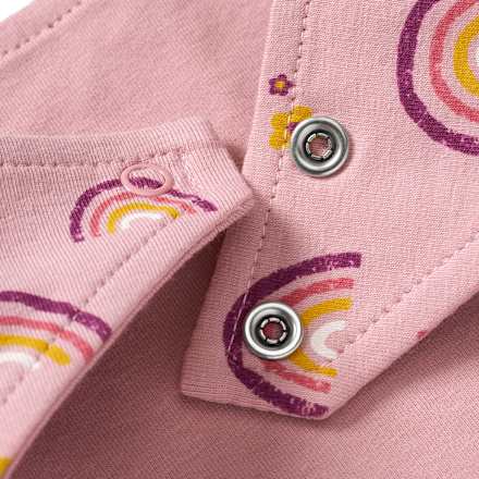 Halstuch Pro Climate mit Regenbogen-Muster, rosa, 1 St ALANA