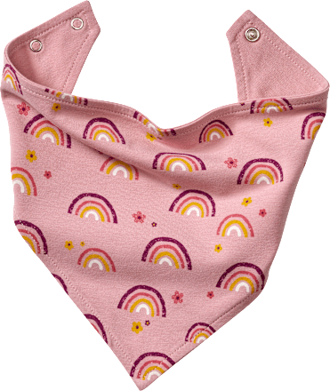 Halstuch Pro Climate mit Regenbogen-Muster, rosa, 1 St ALANA