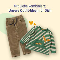 Hose aus Cord mit Kordelzug, braun, Gr. 80, 1 St