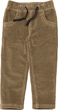 Hose aus Cord mit Kordelzug, braun, Gr. 80, 1 St