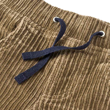 Hose aus Cord mit Kordelzug, braun, Gr. 80, 1 St
