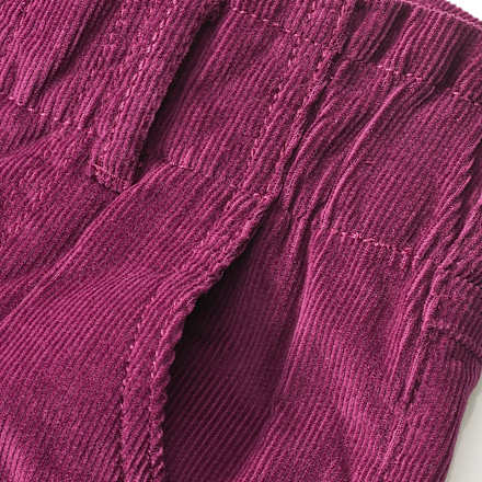 Hose aus Cord & mit Paperbagbund, rosa, Gr. 122, 1 St