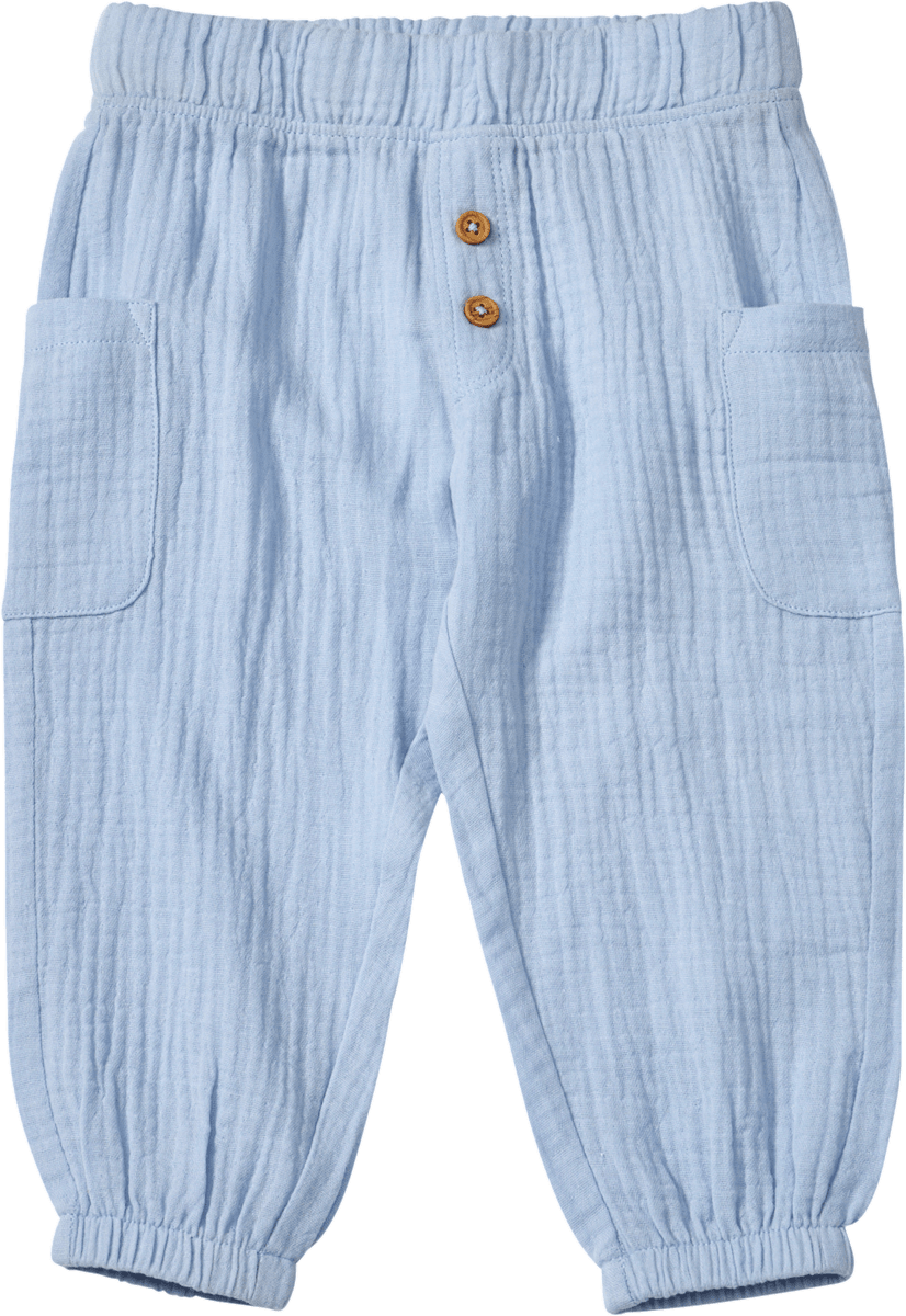 ALANA Hose aus Musselin, blau, Gr. 74, 1 St
