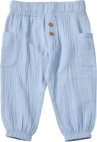 ALANA Hose aus Musselin, blau, Gr. 74, 1 St