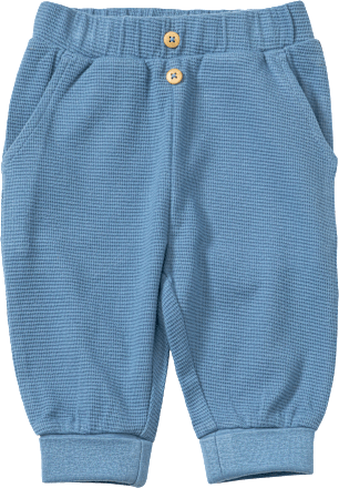 Hose mit Mitwachsfunktion & Waffel-Struktur, blau, Gr. 68, 1 St ALANA
