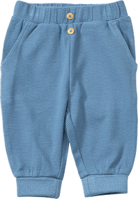 Hose mit Mitwachsfunktion & Waffel-Struktur, blau, Gr. 68, 1 St ALANA