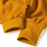 Hose Pro Climate mit Waffel-Muster & Mitwachsfunktion, braun, Gr. 74, 1 St