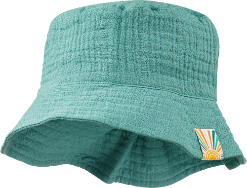 Hut aus Musselin, blau, Gr. 52/53, 1 St