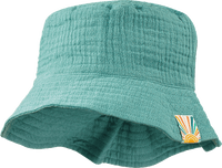 Hut aus Musselin, blau, Gr. 54/55, 1 St