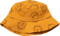 Hut aus Musselin mit Löwen-Muster, gelb, Gr. 52/53, 1 St ALANA