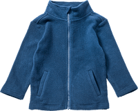 Fleecejack, blauw, maat 110, 1 stuk