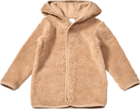 ALANA Jacke aus Teddy-Fleece, beige, Gr. 98/104