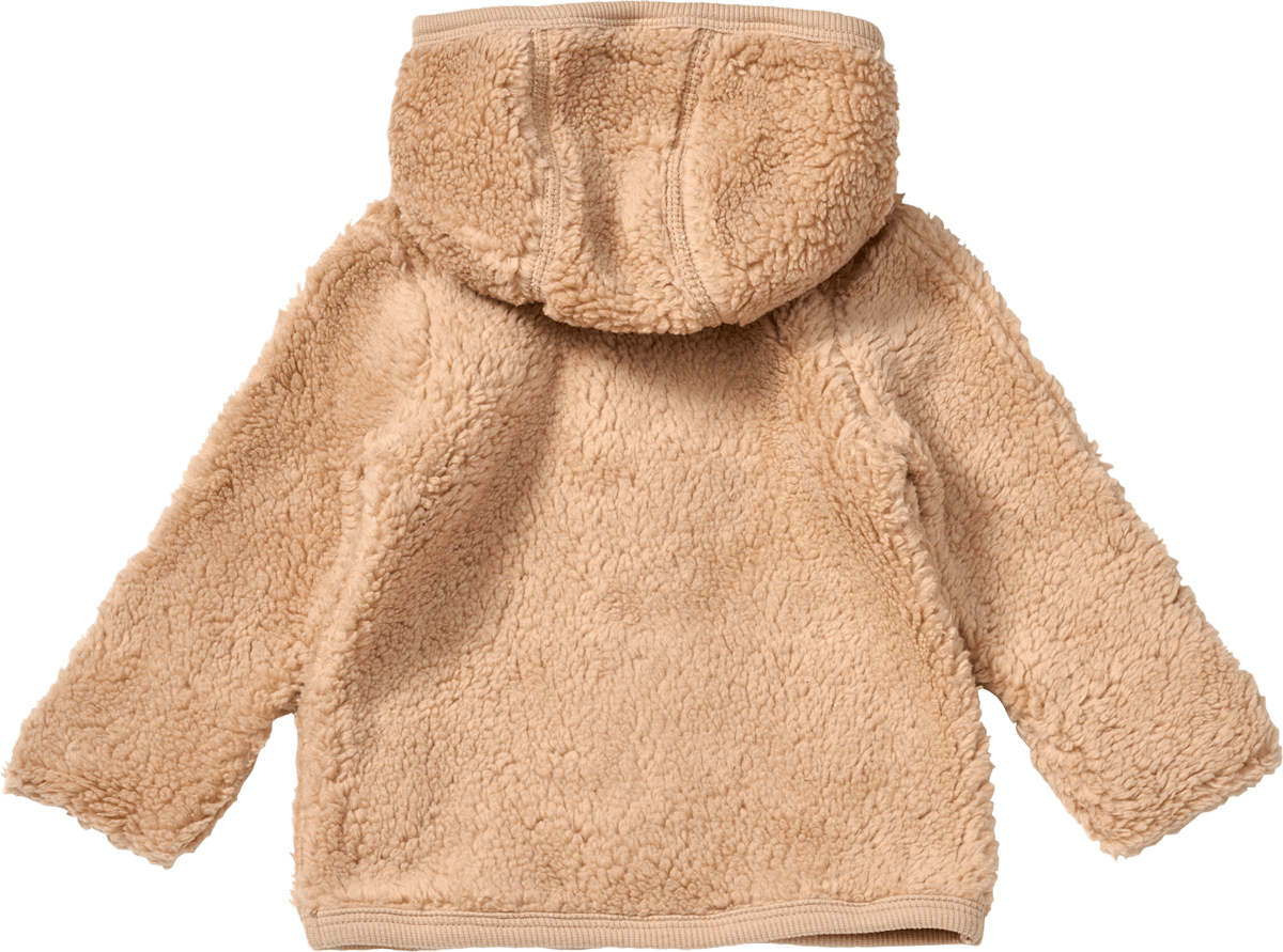 ALANA Jacke aus Teddy-Fleece mit Vario-Ärmeln, beige, Gr. 62/68, 1 St