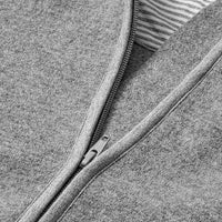 Jasje van gekookte wol, grijs, maat 98/104, 1 stuk