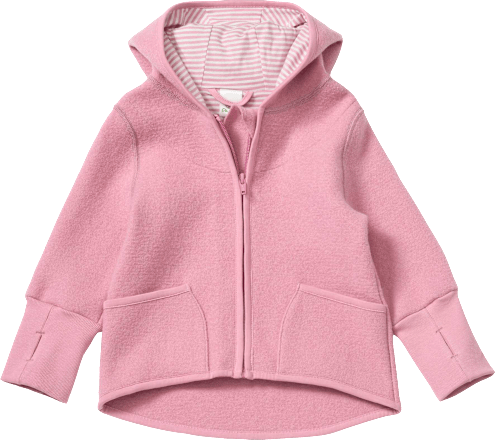 Jacke aus Walk, rosa, Gr. 110/116, 1 St
