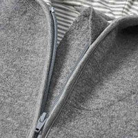 Jacke aus Wollwalk, grau, Gr. 110/116, 1 St