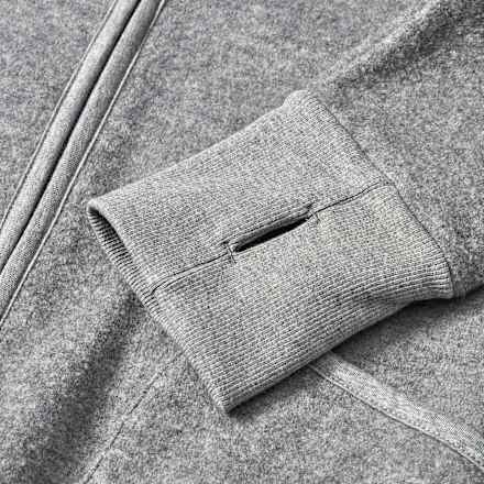 Jacke aus Wollwalk, grau, Gr. 110/116, 1 St