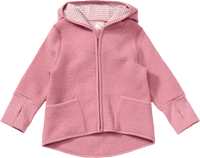 Jacke aus Wollwalk, rosa, Gr. 98/104, 1 St