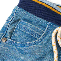 Jeans mit schmalem Schnitt & Rippbund, blau, Gr. 92, 1 St ALANA