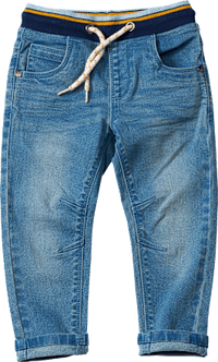 Jeans mit schmalem Schnitt & Rippbund, blau, Gr. 92, 1 St ALANA