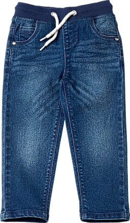 Jeans mit Stretch, Kordel & geradem Schnitt, blau, Gr. 110, 1 St