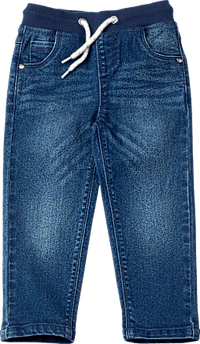 Jeans mit Stretch, Kordel & geradem Schnitt, blau, Gr. 110, 1 St